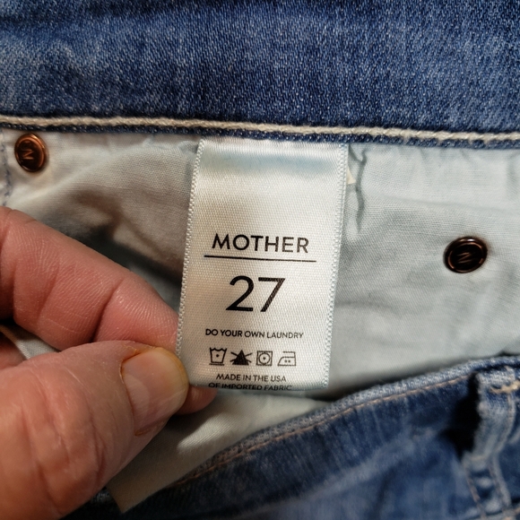 MOTHER Denim The Rascal Cuff Jeans Size 27 - Picture 7 of 10